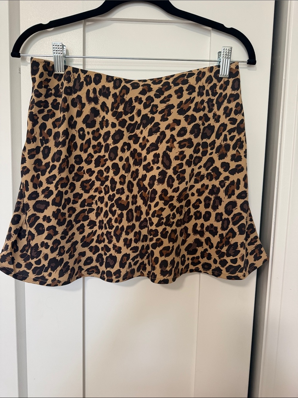 Abercrombie & Fitch Leopard Print Skort - Tan & Black NEW WITH TAGS